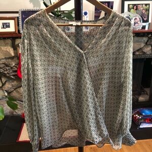 Pretty long sleeved blouse.